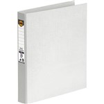 MARBIG RING BINDER PE 25MM 2D A4 WHITE