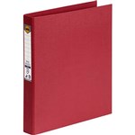 MARBIG 5022016 PE BINDER A4 2D RING 25MM DEEP RED