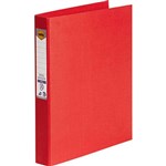 MARBIG RING BINDER PE 25MM 4D A4 RED