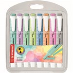 STABILO SWING COOL HIGHLIGHTER CHISEL PASTEL ASSORTED PACK 8