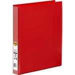 MARBIG 5402003B CLEAR VIEW INSERT RING BINDER 2D 25MM A4 RED