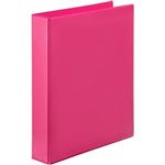 MARBIG CLEARVIEW INSERT RING BINDER 2D 25MM A4 PINK