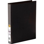 MARBIG 5404002B PP CLEARVIEW INSERT BINDER ENVIRO A4 25MM 4D BLACK