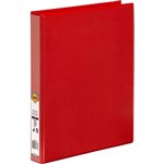 MARBIG 5404003B POLYPROPYLENE INSERT BINDER ENVIRO CLEARVIEW A4 25MM 4D RED