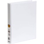 MARBIG 5404008B CLEAR VIEW INSERT RING BINDER A4 25MM 4D WHITE