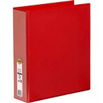 MARBIG 5422003B CLEAR VIEW INSERT RING BINDER A4 50MM 2D RED