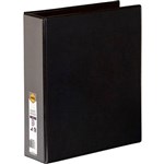 MARBIG CLEAR VIEW INSERT RING BINDER 3D 50MM A4 BLACK