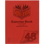 SPIRAX P118A EXERCISE BOOK 12MM RULED 48 PAGE A5 RED