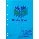 SPIRAX P127 BINDER BOOK 8MM RULED 70GSM 128 PAGE A4