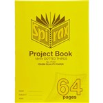SPIRAX P162 PROJECT BOOK 18MM DOTTED THIRDS 70 GSM 64 PAGE 330 X 240MM