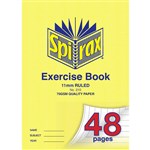 SPIRAX 56210 210 EXERCISE BOOK 11MM RULED 48 PAGE A4