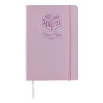SPIRAX PLATINUM LINEN JOURNAL 7MM A5 160 PAGES PINK