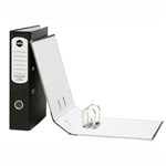 MARBIG 63070M LEVER ARCH FILE PAPER SPINE A4 BLACK MOTTLE