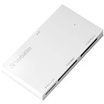 VERBATIM 4IN1 USB30 CARD READER WHITE