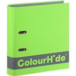 COLOURHIDE 6606004 SILKY TOUCH LEVER ARCH FILE 70MM A4 LIME