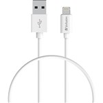 VERBATIM CHARGE AND SYNC CABLE LIGHTNING TO USBA 500MM WHITE