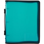 MARBIG ZIPPER BINDER WITH HANDLE 3O 25MM A4 GREEN