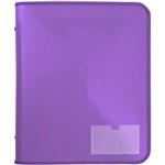 MARBIG ZIPPER BINDER 25MM 2D PURPLE