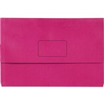 INITIATIVE DOCUMENT WALLET FOOLSCAP PINK PACK 50