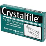 CRYSTALFILE 70850 2 PIECE FILE FASTENERS BX50
