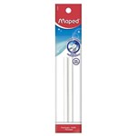 MAPED GOM ERASER PEN REFILL WHITE PACK 2
