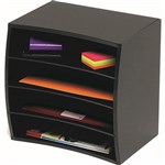 MARBIG 86203B STOR A FILE ORGANISER WOODEN 4 TIER BLACK