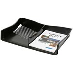 MARBIG 86610 ENVIRO DOCUMENT TRAY WITH DIVIDER A3 BLACK