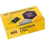 MARBIG FOLDBACK CLIP 50MM BOX 12