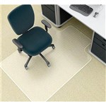 MARBIG 87101 DELUXE CHAIRMAT FOR HIGH PILE CARPET UP TO 12MM WITH KEYHOLE 910X1210MM