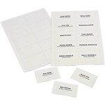 REXEL 90055 CONVENTION CARD HOLDER INSERTS 10SHT 90MM X 55MM 120GSM PK25SHTS