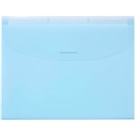 MARBIG EXPANDING WALLET WITH 3 TABS PASTEL BLUE