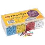 MARBIG 975262 PAPER CLIP LARGE ROUND 33MM PVC COATED PACK 800