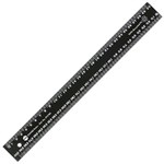 MARBIG 975760 ENVIRO RECYCLED RULER 30CM BLACK