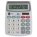 MARBIG 97640 CALCULATOR COMPACT DESKTOP 8 DIGIT SILVER DUAL POWER