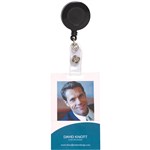REXEL 9800002 ID RETRACTABLE CARD HOLDER WITH STRAP BLACK
