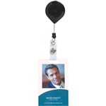 REXEL 9800102 ID RETRACTABLE CARD HOLDER WITH LOCKABLE STRAP BLACK