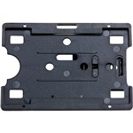 REXEL 9801802 RIGID SECURITY CARDHOLDER WITH ADJUSTABLE POCKET CLIP BLACK PK10