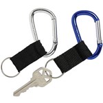 REXEL 98025 NONRETRACTABLE CARABINER KEY HOLDERS PK2
