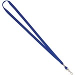 REXEL 9805001 ID LANYARD FLAT WITH SWIVEL CLIP 52CM BLUE PK10
