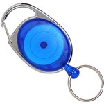 REXEL 9806001 RETRACTABLE SNAP LOCK KEY HOLDER BLUE