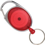 REXEL 9806003 RETRACTABLE SNAP LOCK KEY HOLDER RED