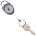 REXEL 9806011 RETRACTABLE SNAP LOCK KEY HOLDER GREY