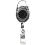 REXEL ID RETRACTABLE SNAP LOCK KEY HOLDER REEL CHARCOAL