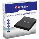 VERBATIM EXTERNAL SLIMLINE MOBILE CDDVD WRITER