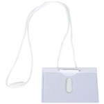 REXEL 99500 CARD HOLDER WITH LANYARD PACK 10