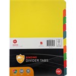 GBC BCT10TSC TAB UNPUNCHED DIVIDERS 10TAB A4 COLOUR