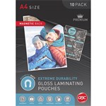 GBC MAGNETIC LAMINATING POUCH 175 MICRON A4 CLEAR BOX 10