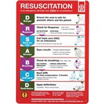 ST JOHN AMBULANCE J1621 CPR WALL CHART 595CMH X 47CMW