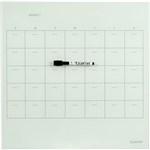 QUARTET GLASS PLANNER 450 X 450MM WHITE