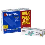 REXEL STAPLES SIZE 56 BOX 5000 PACK 5